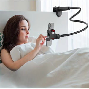  Lazy Bedside DesktopMobile Phone Clamp Bracket Flexible Long Arm Gooseneck Lazy Person Bracket With Handle Overhead Live Bracket