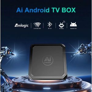 Smart TV Box AI TV Box 8+128GB 8K Video Android 15 Home Entertainment Media Player For NETFLIX Youtube With Voice Remote