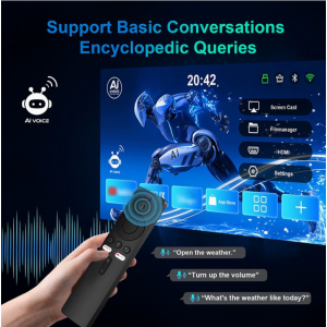 Smart TV Box AI TV Box 8+128GB 8K Video Android 15 Home Entertainment Media Player For NETFLIX Youtube With Voice Remote