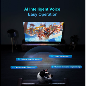 Smart TV Box AI TV Box 8+128GB 8K Video Android 15 Home Entertainment Media Player For NETFLIX Youtube With Voice Remote