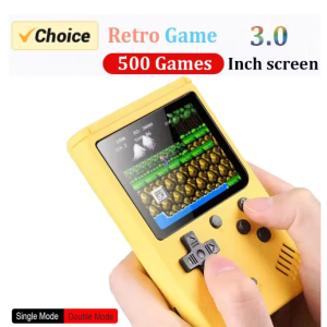 Retro Portable Mini Handheld Video Game Console 8 Bit 3.0 Inch Color LCD Kids Color Game Player Built in 500 Games