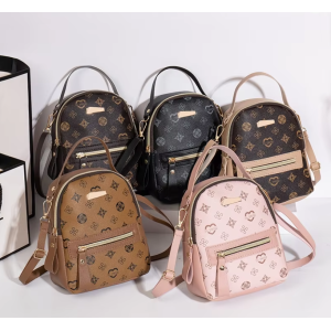 Floral Print Women's Backpack Lightweight College Bookbag with Laptop Sleeve, Water-Resistant School Rucksack for Teens