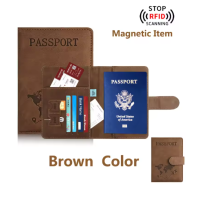 Passport Holder for Travel Essentials Passport Wallet Cover Case for Travel Accessories Passport Book Holders for Women/Men