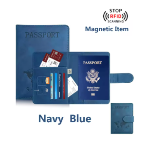 Passport Holder for Travel Essentials Passport Wallet Cover Case for Travel Accessories Passport Book Holders for Women/Men