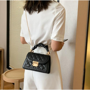  2026 New Fashion Women PU Leather Shoulder Bags Small Messenger Designer Female Chain Rhomboid Crossbody Bag Ladies Mini Handbag