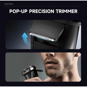 ENCHEN Electric Shaver 3D Blackstone 3 IPX7 Waterproof Razor Wet And Dry Dual Use Face Beard Battery Digital Display For Men