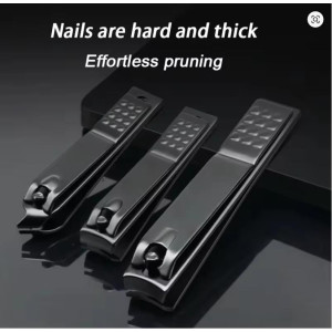 3 Pieces Nail Scissors Single Set of German Craft Nail Scissors Set Thick Nail Clippers Diagonal Flat Mouth Size Household