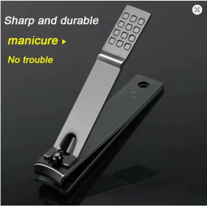 3 Pieces Nail Scissors Single Set of German Craft Nail Scissors Set Thick Nail Clippers Diagonal Flat Mouth Size Household