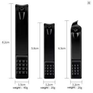 3 Pieces Nail Scissors Single Set of German Craft Nail Scissors Set Thick Nail Clippers Diagonal Flat Mouth Size Household