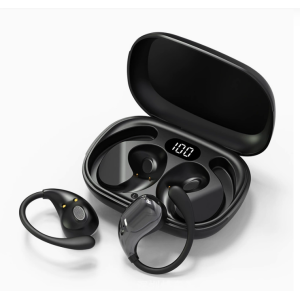 Bluetooth 5.4 Ear Hook Headphones TWS Wireless Earphones HiFi Stereo Waterproof Headsets LED Display Long Standby Touch Earbuds
