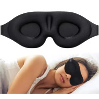 Eye Mask for Sleeping 3D Contoured Cup Blindfold Concave Molded Night Sleep Mask Block Out Light with Women Men