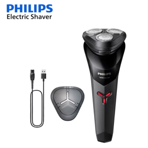 PHILIPS S1113 Electric Shaver USB Charge Stainless Steel PowerCut Blade Razor Triple Floating Head Men Fast Shave Beard Trimmer