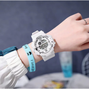 Cool Luminous men women Sport Watch High End Silicone Strap Military Wrist Watch Led Calendar Waterproof Digital  Watches wholesale