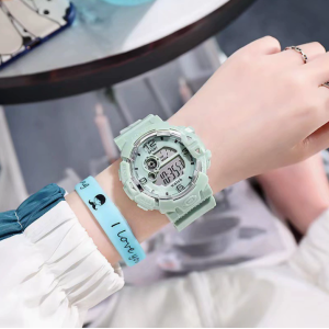 Cool Luminous men women Sport Watch High End Silicone Strap Military Wrist Watch Led Calendar Waterproof Digital  Watches wholesale