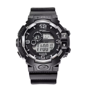 Cool Luminous men women Sport Watch High End Silicone Strap Military Wrist Watch Led Calendar Waterproof Digital  Watches wholesale