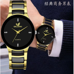 Fashion Men's Women's Luxury Watches Business PU Leather Quartz Watch Gifts Calendar Wristwatch Relogio Masculino
