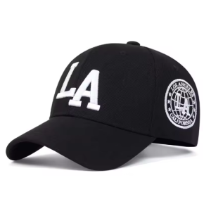 Unisex LA Letter Embroidery Snapback Baseball Caps Spring and Autumn Outdoor Adjustable Casual Hats Sunscreen Hat