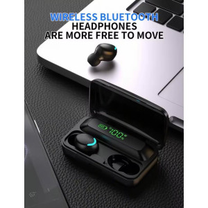 F9 Wireless Earphones LED Dislpaly Binaural TWS Wireless Bluetooth Headset Waterproof Noise Reduction Bluetooth Headphones F9 Wireless Earphones LED Dislpaly Binaural TWS Wireless Bluetooth Headset Waterproof Noise Reduction Bluetooth Headphones