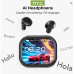 【HTC NE20】Bluetooth V6.0 Earphones AI Translator Earbuds OWS LCD Touch Screen Sport Wireless Headphones HD Stereo Sound Longlife