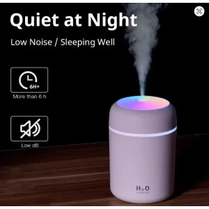 Mini Air Humidifier Usb Aroma Diffuser Essential Oil Purifier Cool Mist Sprayer Car Home BedroomLED Desktop humidificador