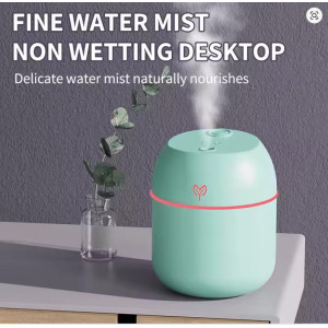 Portable USB Ultrasonic Air Mini Humidifier Essential Oil Diffuser Car Purifier Aroma Anion Mist Maker with LED Lamp Lighting