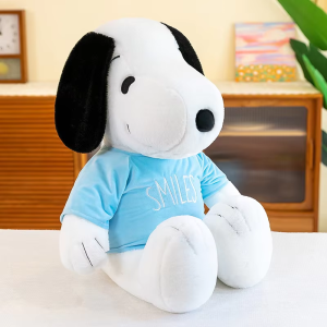 35cm New Cartoon Cute Snoopy Plush Toy Pillow Sofa Back Plush Doll Gifts For Children